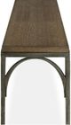 Century® Customizable Mesa Flat Iron Console Table-2