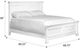 Emerald Home Stoney Creek Antique White Queen Panel Bed-2