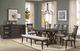 Riverside Furniture Forsyth Gray/Toasted Peppercorn Upholstered Dining Bench-3