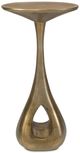 Uttermost® Tolstoy Antique Brass Metal Indoor-Outdoor Accent Table-3