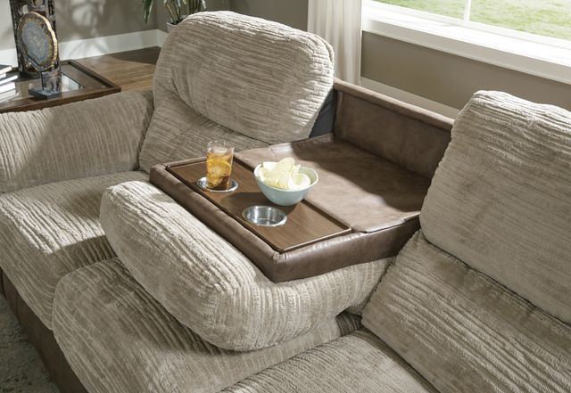 iAmerica Robey Sofa with Drop Down Table-1