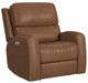 Flexsteel® Linden Caramel Power Recliner with Power Headrest and Lumbar-0