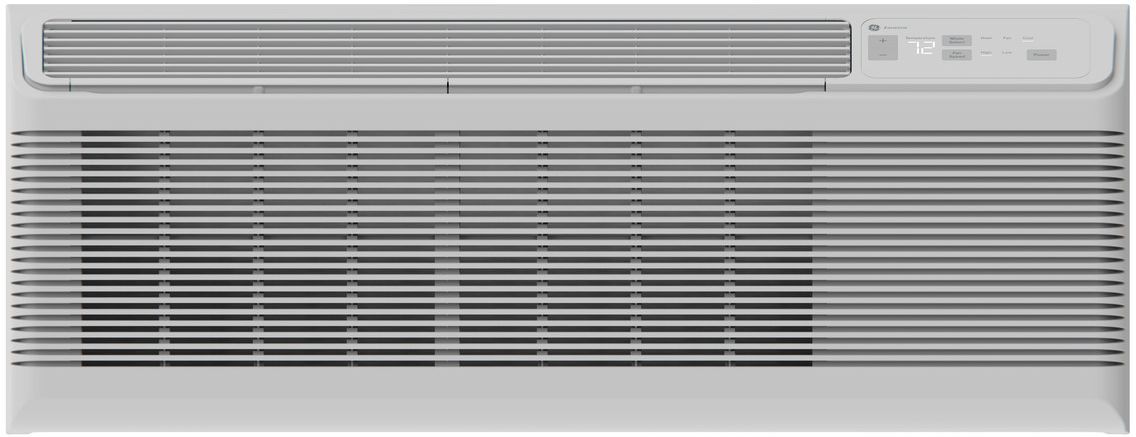 GE Zoneline® 12,000 BTU's Grey White Heat Pump