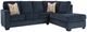 Signature Design by Ashley® Aviemore 2-Piece Ink Right-Arm Facing Sectional and Chaise-0