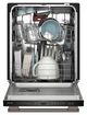 KitchenAid® 24" Black Ore Third Level Jet Rack Top Control Built-In Dishwasher with 40+ Total Wash Jets-3