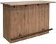 International Furniture Direct Natural Parota Brown Cappuccino Bar-1
