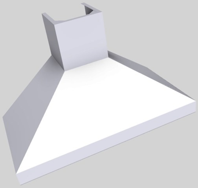 Vent-A-Hood® 48" White Wall Mounted Range Hood-4