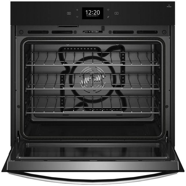 Whirlpool® 30" PrintShield™ Black Stainless Steel Single Electric Wall Oven-3