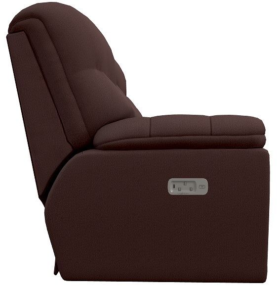 La-Z-Boy® Morrison Burgundy Power Reclining Loveseat with Console, Headrest, and Lumbar-2