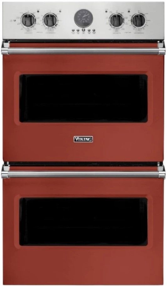 Viking® 5 Series 30" Spiced Cider Double Electric Premiere Oven-0