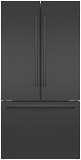 Bosch 800 Series 21.0 Cu. Ft. Black Stainless Steel Counter Depth French Door Refrigerator