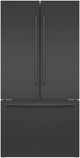 Bosch 800 Series 21.0 Cu. Ft. Black Stainless Steel Built In French Door Refrigerator-0