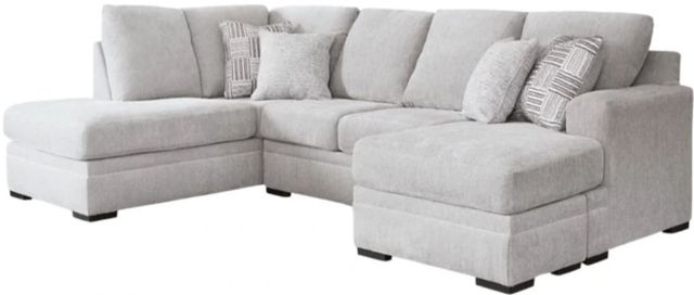 Benchcraft® Gabyleigh 2-Piece Nickel Left-Arm Facing Sectional and Chaise-0