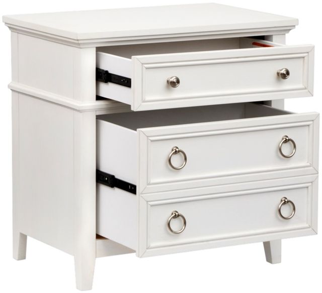 Magnussen Home® Juniper Hill Whisper White Drawer Nightstand-1