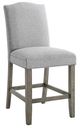 Steve Silver Co. Grayson 8-Piece Ash Gray/Driftwood/White Counter Dining Set-2