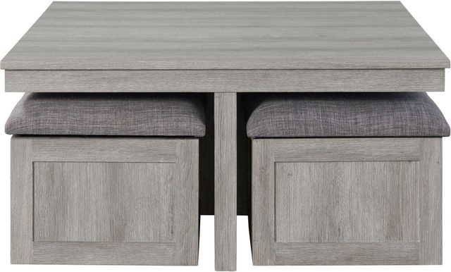 Elements International Uster 5-Piece Gray Coffee Table Set-1