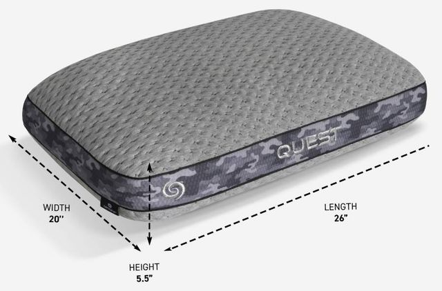 BEDGEAR® Quest Performance® Medium Soft Standard Bed Pillow-2