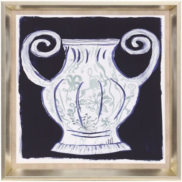 Stylecraft Vase Under Glass Framed Print-0