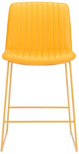 Zuo® Modern Mode 2-Piece Yellow Counter Chairs-1