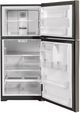 GE® 33" 21.9 Cu. Ft. Slate Top Freezer Refrigerator-2