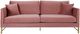 TOV Furniture Massi Rose Velvet Sofa-0