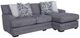 Franklin™ Sapphire Matcha Mineral Sofa with Reversible Chaise-0
