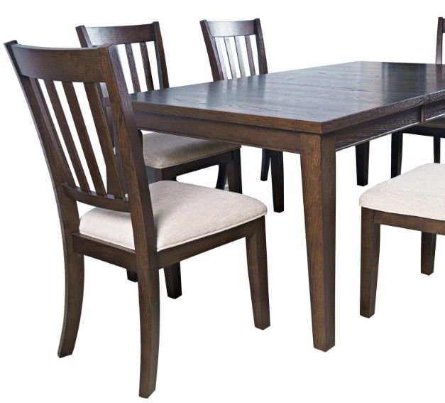 Jofran Inc. Brentwood 7-Piece Arbor Oak Extension Dining Table Set-1