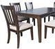 Jofran Inc. Brentwood 7-Piece Arbor Oak Extension Dining Table Set-1