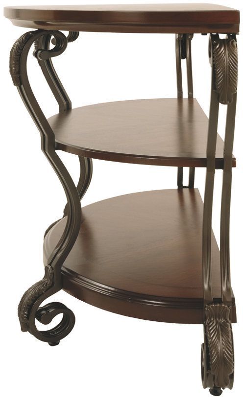 Signature Design by Ashley® Nestor Medium Brown Sofa Table-2