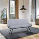 Armen Living Coronado Gray Bench-1