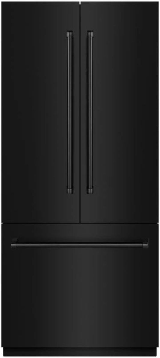 ZLINE 36" 19.6 Cu. Ft. Black Stainless Steel Built In Bottom Freezer Refrigerator-0