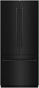 ZLINE 36" 19.6 Cu. Ft. Black Stainless Steel Built In Bottom Freezer Refrigerator-0