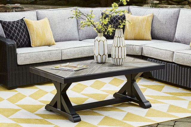 Signature Design by Ashley® Beachcroft Outdoor Resin Coffee Table-5