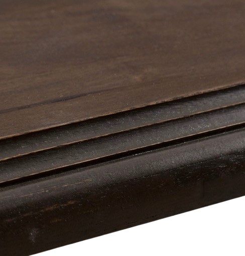 Home Trends & Design Nimes Vintage Brown Dining Table-3