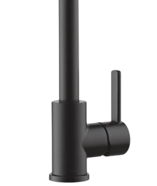 Peerless Precept® Matte Black 15" Single Handle Pull-Down Kitchen Faucet-1