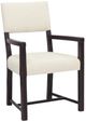Hooker® Furniture Driftwood Burnt Timber/Lovegood Bisque Dining Arm Chair-0