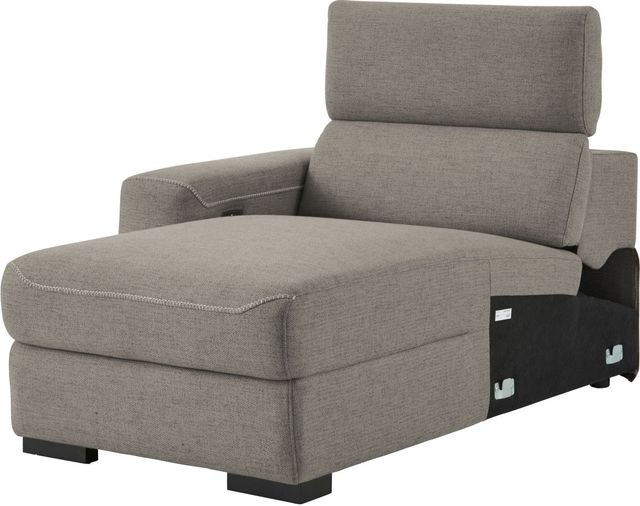 Signature Design by Ashley® Mabton 2-Piece Gray Power Reclining Left-Arm Facing Sectional and Chaise-1