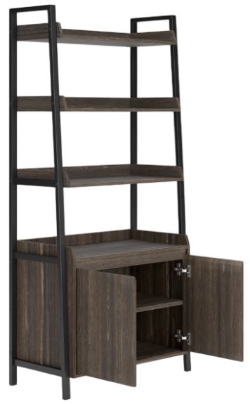 Signature Design by Ashley® Zendex Dark Brown 72" Bookcase-1