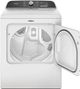 Whirlpool® 7.0 Cu. Ft. White Front Load Gas Dryer with Moisture Sensor-1