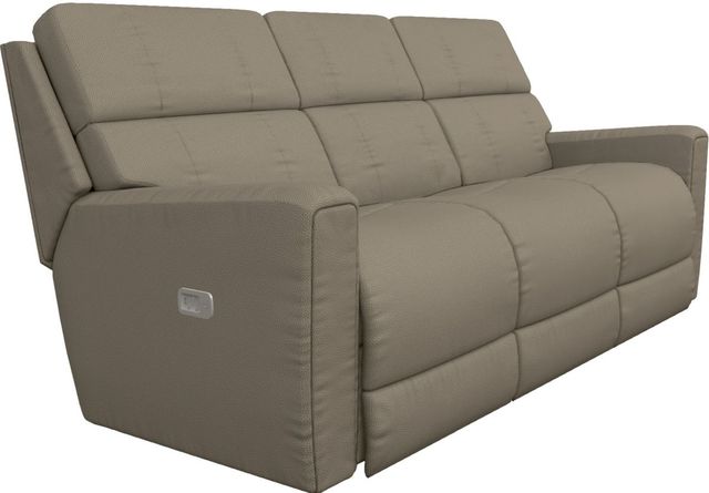 La-Z-Boy® Apollo Fossil Power Reclining Sofa with Headrest and Lumbar-0