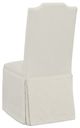 Fairfield® Customizable Entree Dining Empire Tall Tufted Back Skirted Dining Chair with Tobacco Legs-3