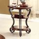 Furniture of America® May Brown Cherry Side Table-1