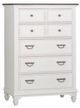 Liberty Furniture Allyson Park 4-Piece Charcoal/Wirebrushed White California King Bedroom Set-4