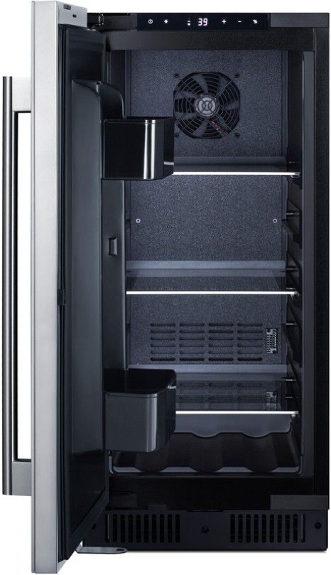 Summit® 15” 2.5 Cu. Ft. Stainless Steel ADA Compliant Under the Counter Refrigerator-1