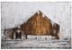 Stylecraft Aged Barnhouse Brown/White Wall Art-0