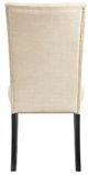 Elements International Felicia Linen Upholstery Side Chair-3