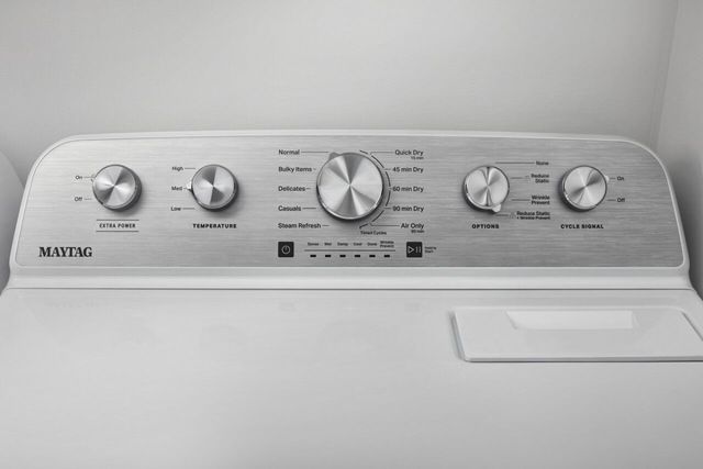 Maytag® 7.0 Cu. Ft. White Top Load Electric Dryer-5
