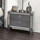 Furniture of America® Titania 4-Piece Gray Queen Bedroom Set-2