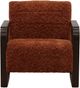 Dovetail Furniture Kori Dark Brown/Rust Occasional Chair-1