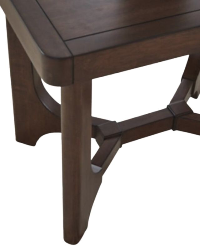 Signature Design by Ashley® Korestone Dark Brown Rectangular End Table-3